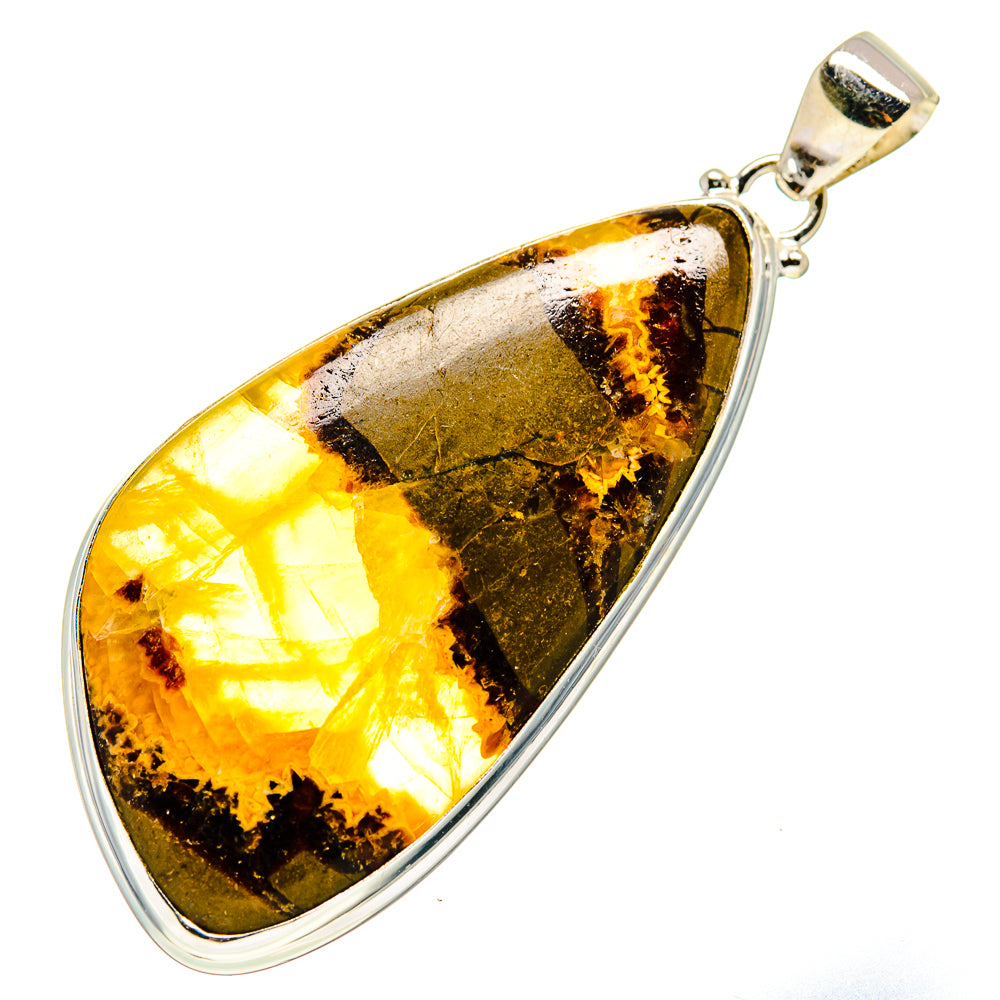 Septarian Nodule Pendants handcrafted by Ana Silver Co - PD743228