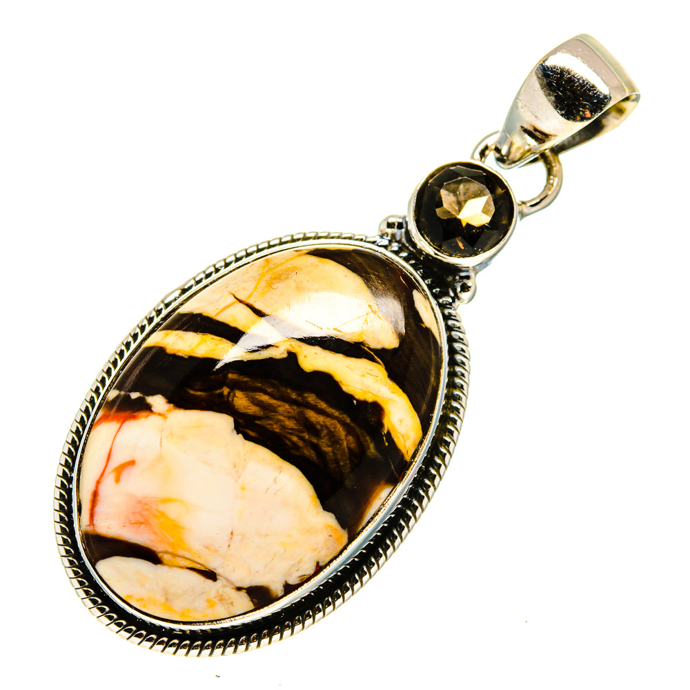 Peanut Wood Jasper Pendants handcrafted by Ana Silver Co - PD743300