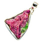 Ruby Zoisite Pendants handcrafted by Ana Silver Co - PD743302