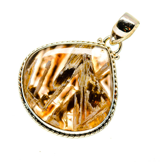 Turkish Tube Agate Pendants handcrafted by Ana Silver Co - PD743324