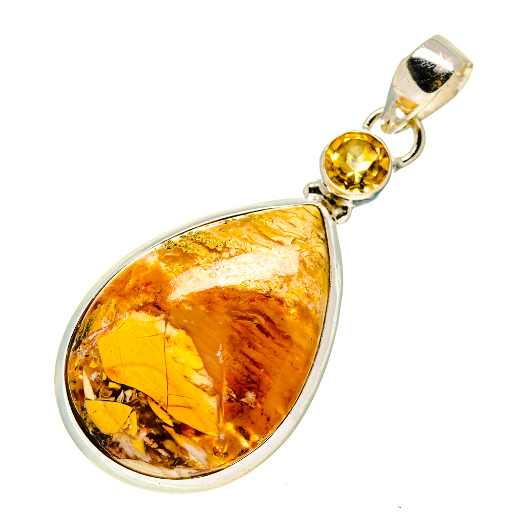 Brecciated Mookaite Pendants handcrafted by Ana Silver Co - PD743441