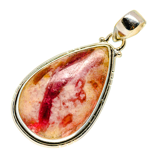 Pink Tourmaline Pendants handcrafted by Ana Silver Co - PD743455