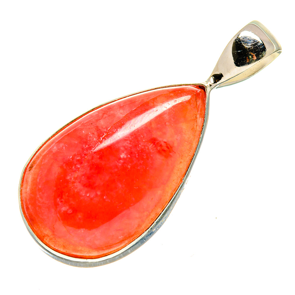 Pink Agate Pendants handcrafted by Ana Silver Co - PD743487