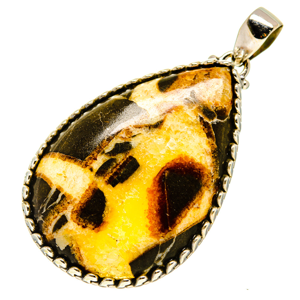 Septarian Nodule Pendants handcrafted by Ana Silver Co - PD743510