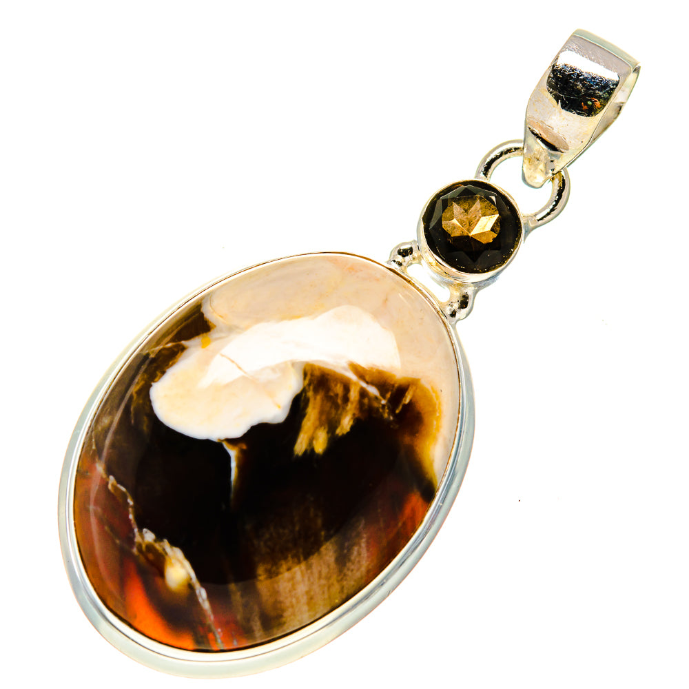 Peanut Wood Jasper Pendants handcrafted by Ana Silver Co - PD743524