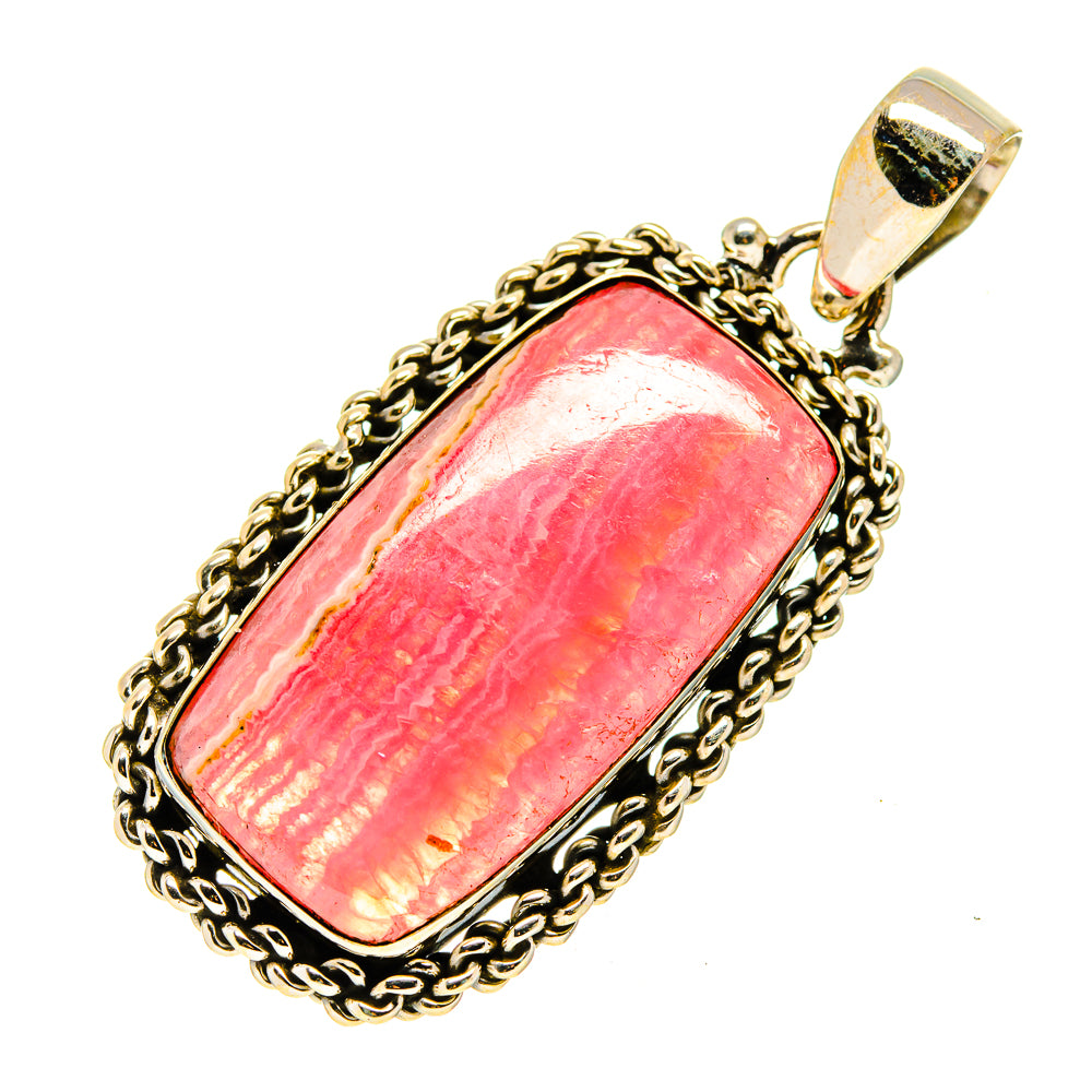 Rhodochrosite Pendants handcrafted by Ana Silver Co - PD743781