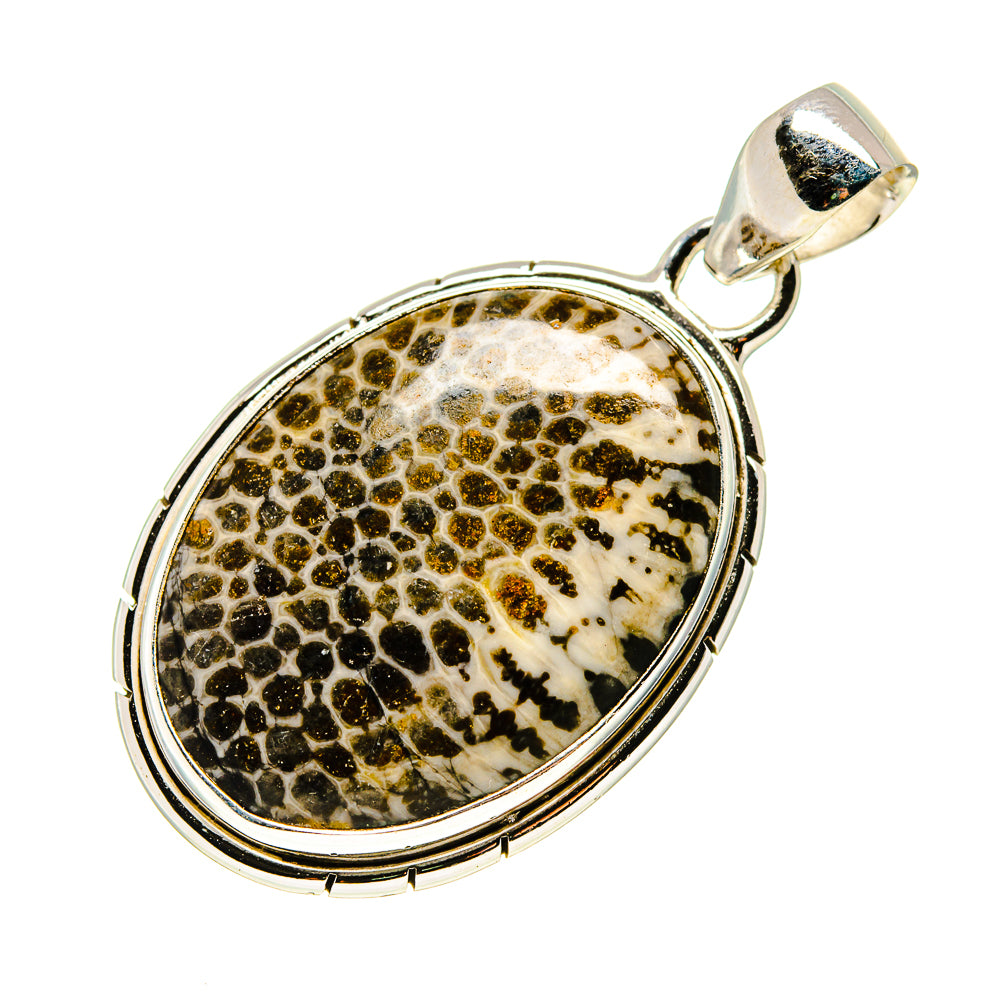 Stingray Coral Pendants handcrafted by Ana Silver Co - PD743902