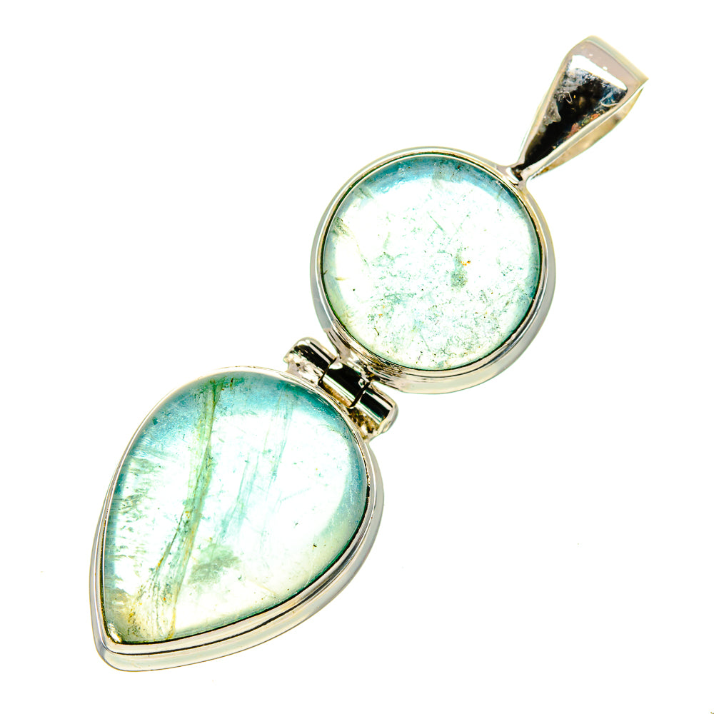 Green Fluorite Pendants handcrafted by Ana Silver Co - PD744051