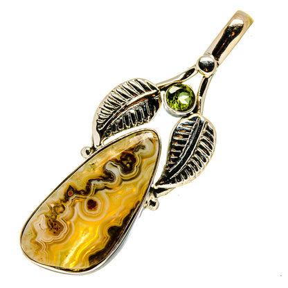 Laguna Lace Agate Pendants handcrafted by Ana Silver Co - PD744113