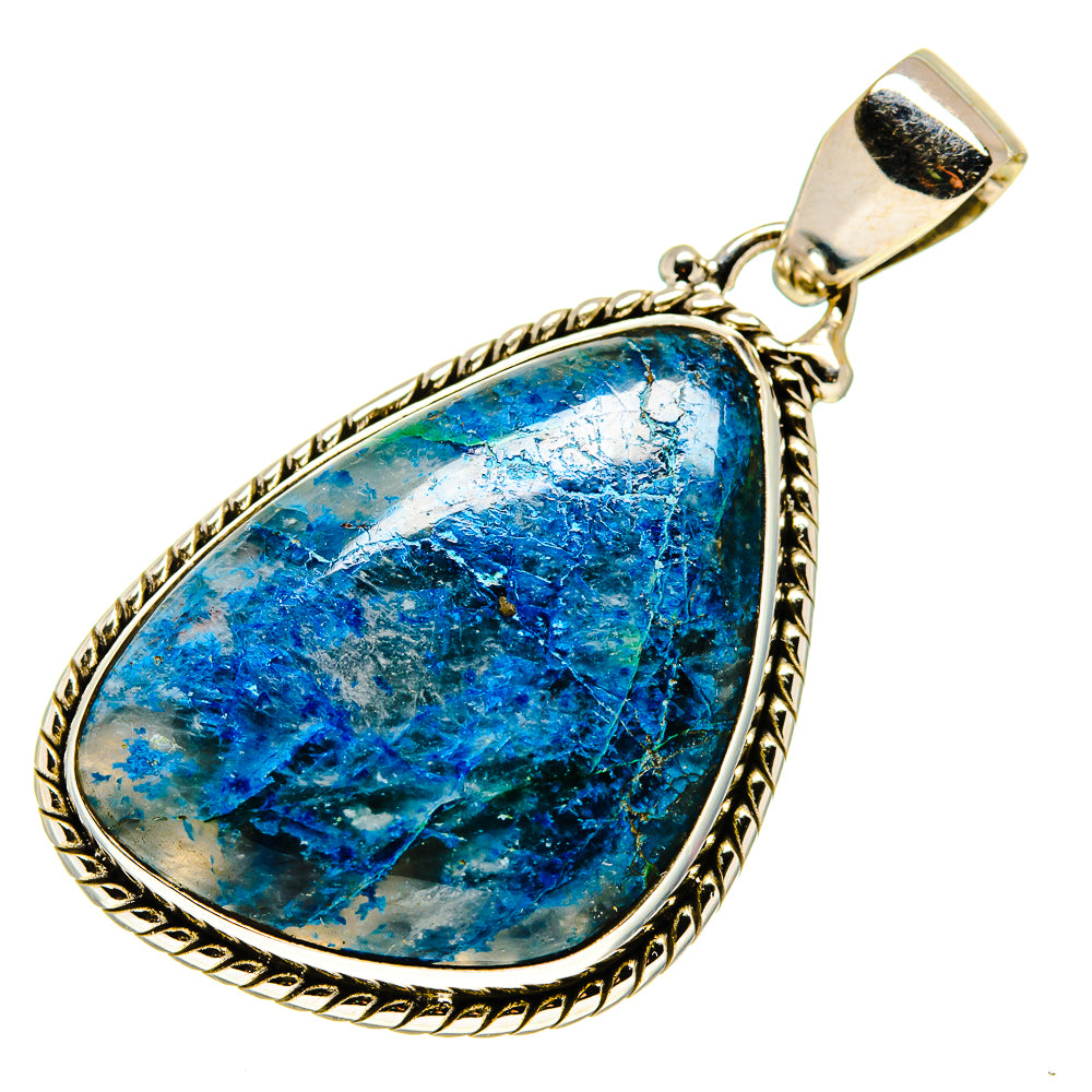 Chrysocolla In Quartz Pendants handcrafted by Ana Silver Co - PD744114