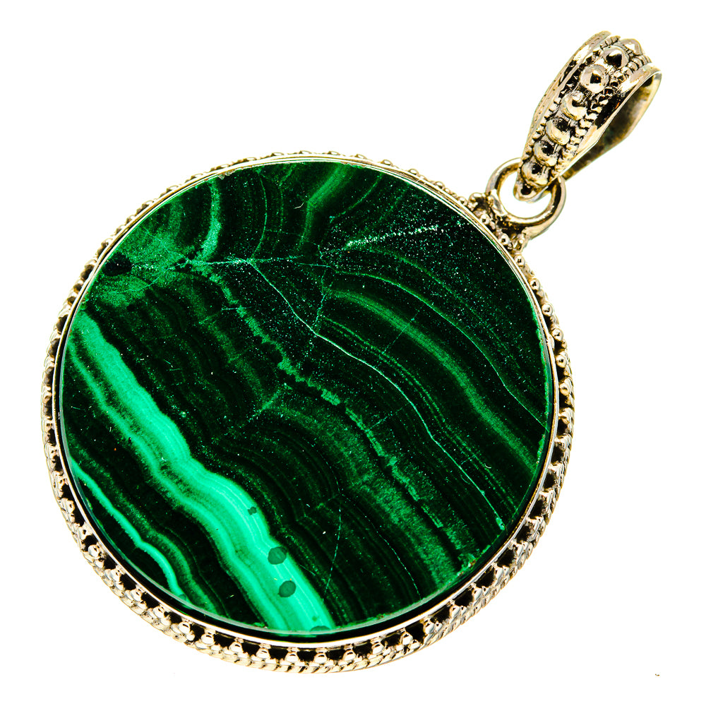 Malachite Pendants handcrafted by Ana Silver Co - PD744132