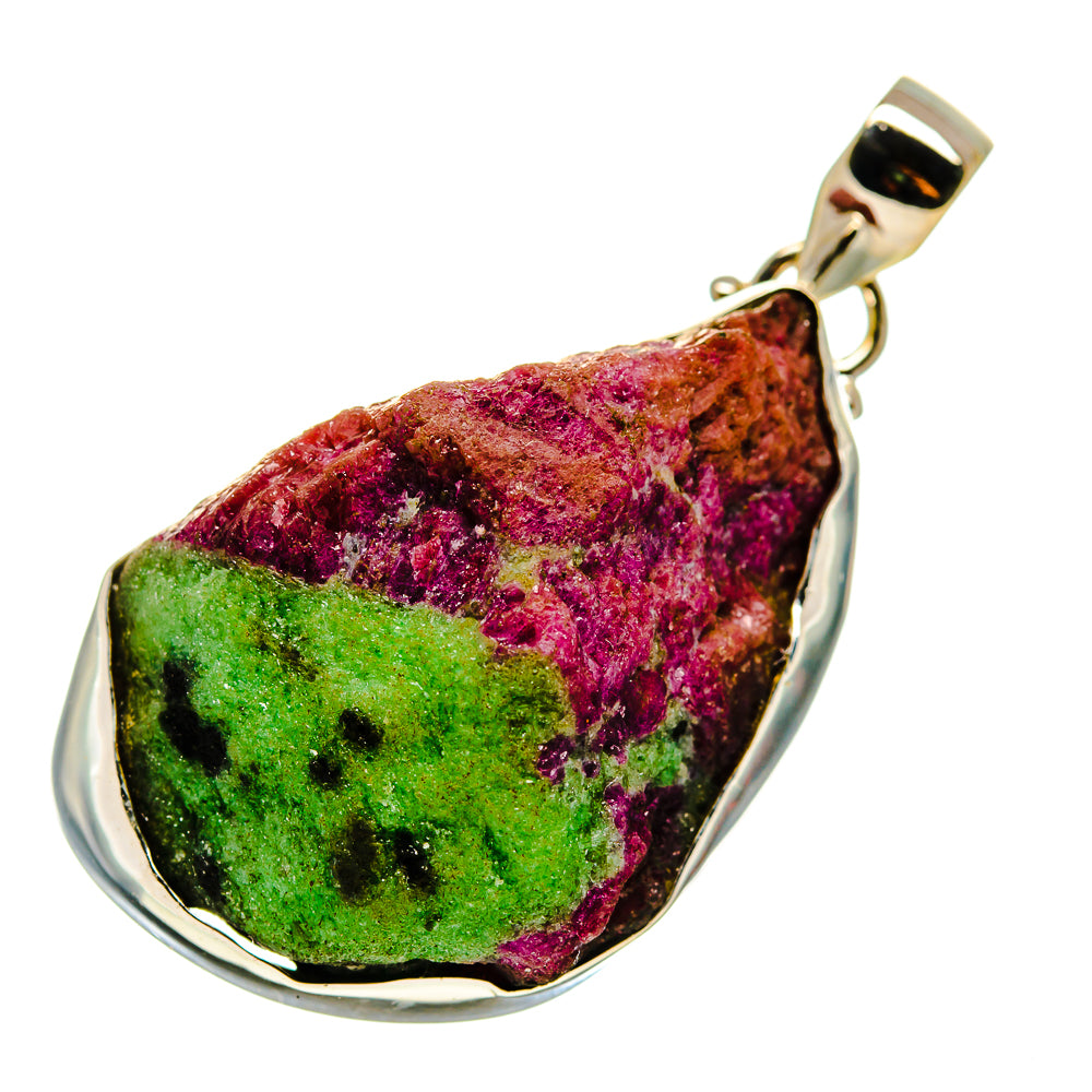 Ruby Zoisite Pendants handcrafted by Ana Silver Co - PD744134