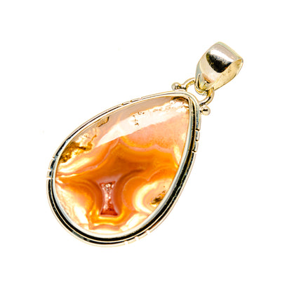 Botswana Agate Pendants handcrafted by Ana Silver Co - PD744176