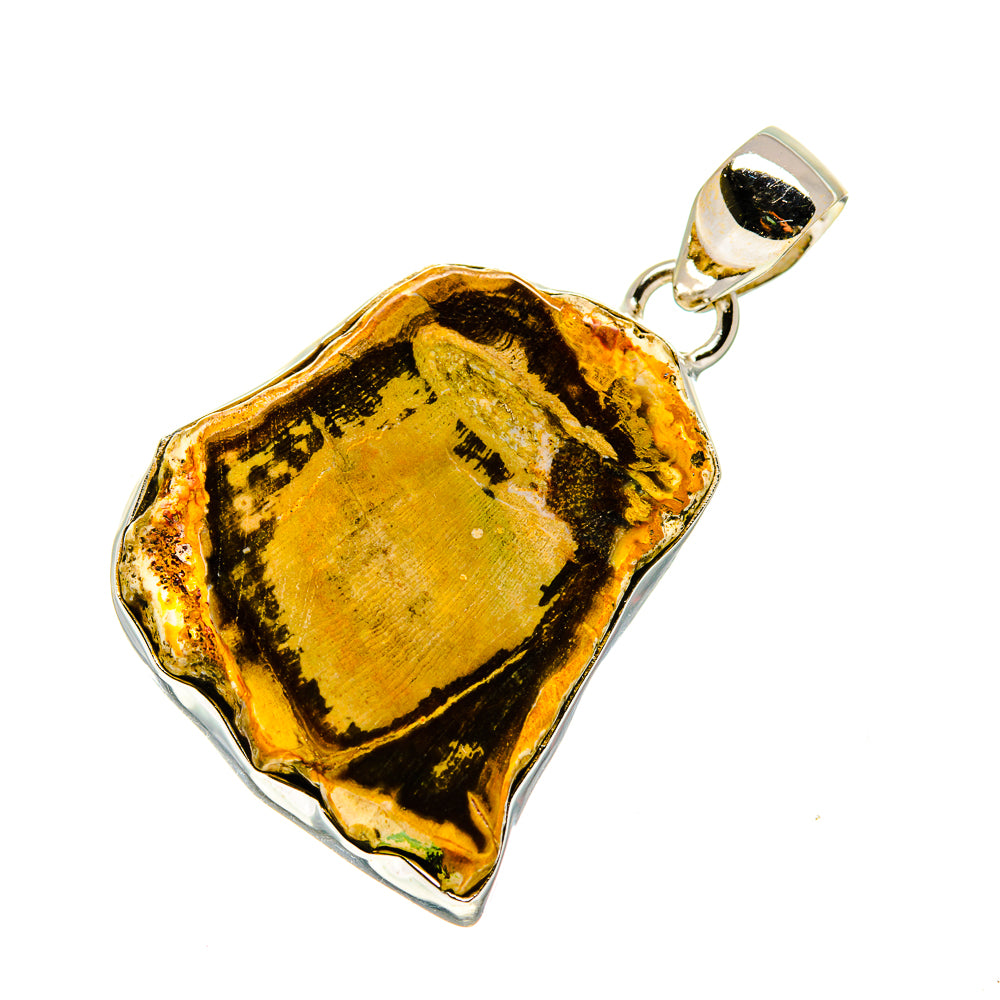 Petrified Wood Pendants handcrafted by Ana Silver Co - PD744202