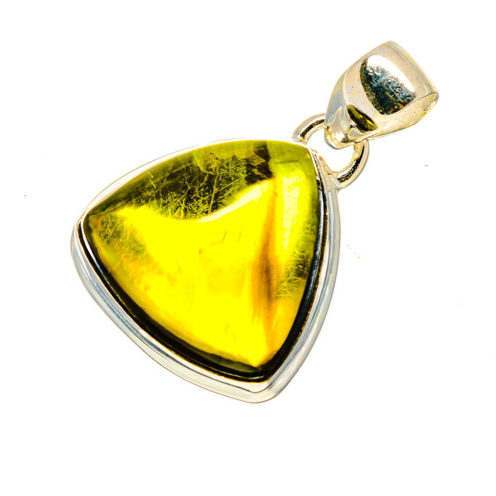 Olive Quartz Pendants handcrafted by Ana Silver Co - PD744278