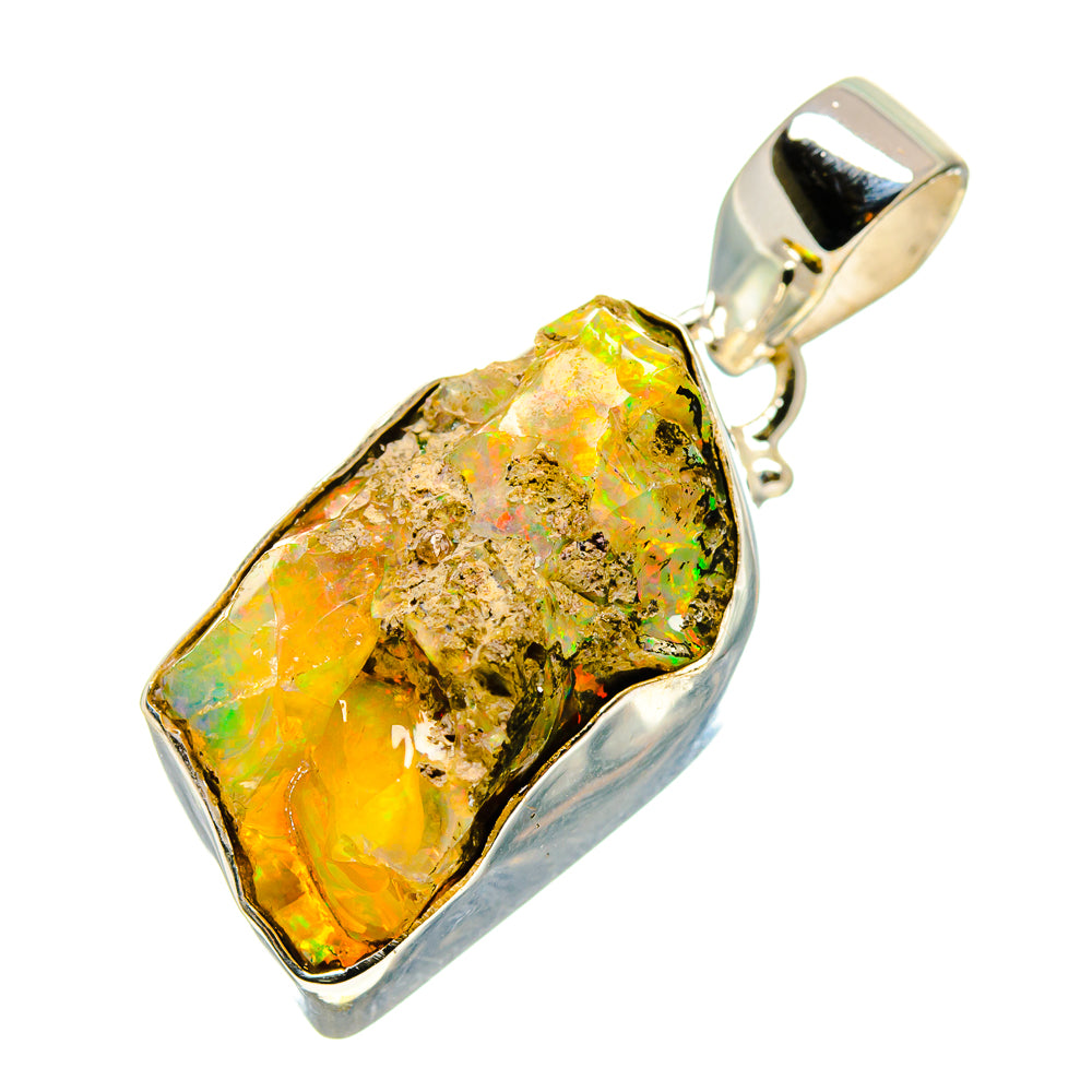 Ethiopian Opal Pendants handcrafted by Ana Silver Co - PD744289
