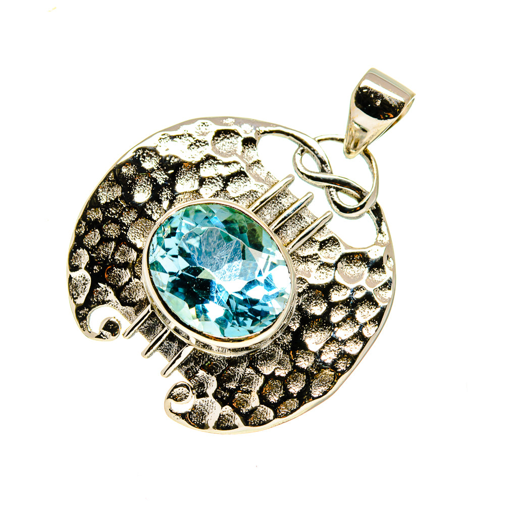 Blue Topaz Pendants handcrafted by Ana Silver Co - PD744337