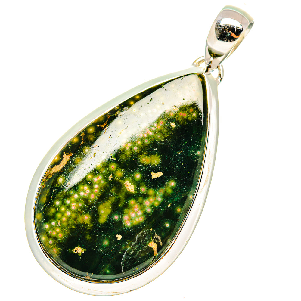 Ocean Jasper Pendants handcrafted by Ana Silver Co - PD7444