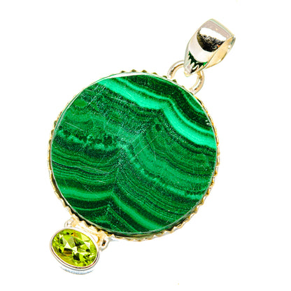 Malachite Pendants handcrafted by Ana Silver Co - PD7445