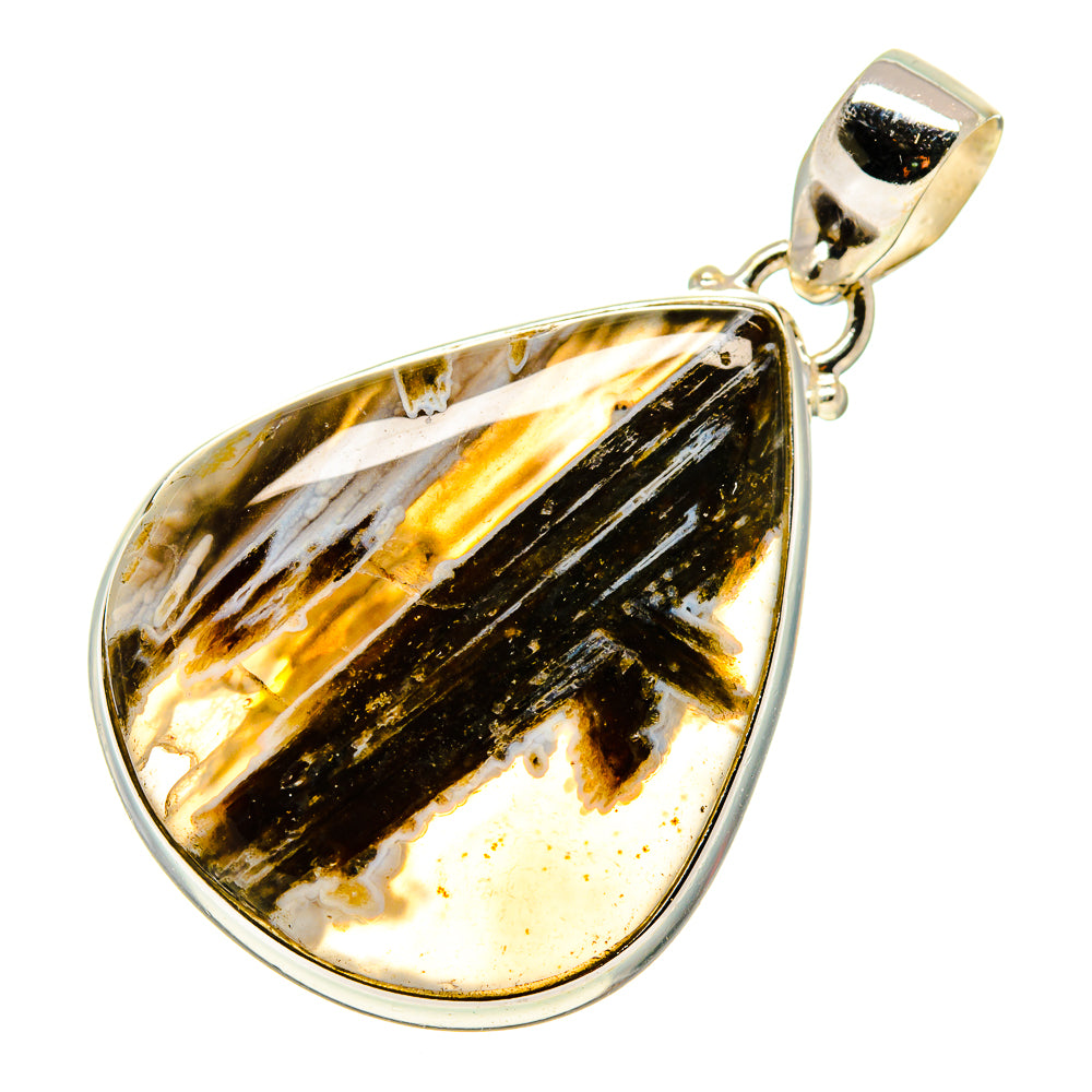 Turkish Tube Agate Pendants handcrafted by Ana Silver Co - PD744560