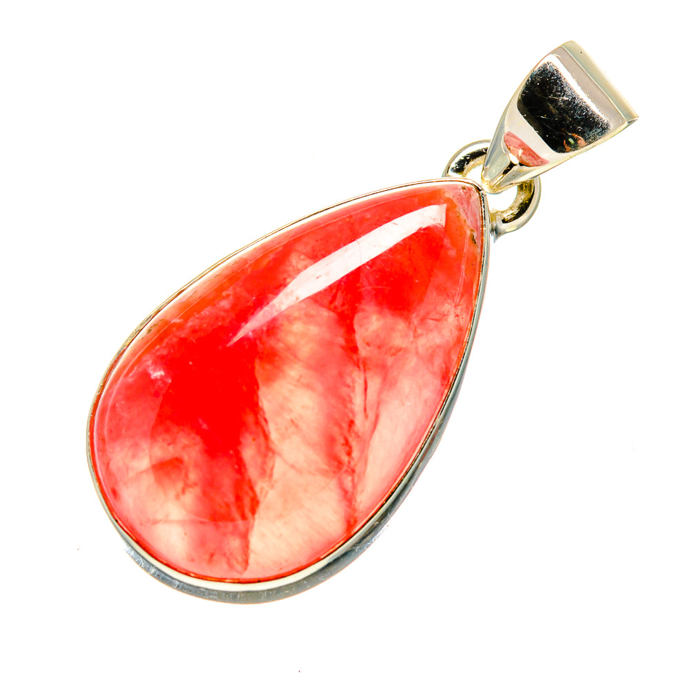 Pink Agate Pendants handcrafted by Ana Silver Co - PD744585
