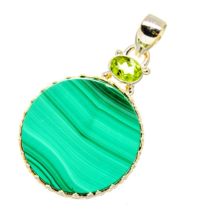Malachite Pendants handcrafted by Ana Silver Co - PD7446