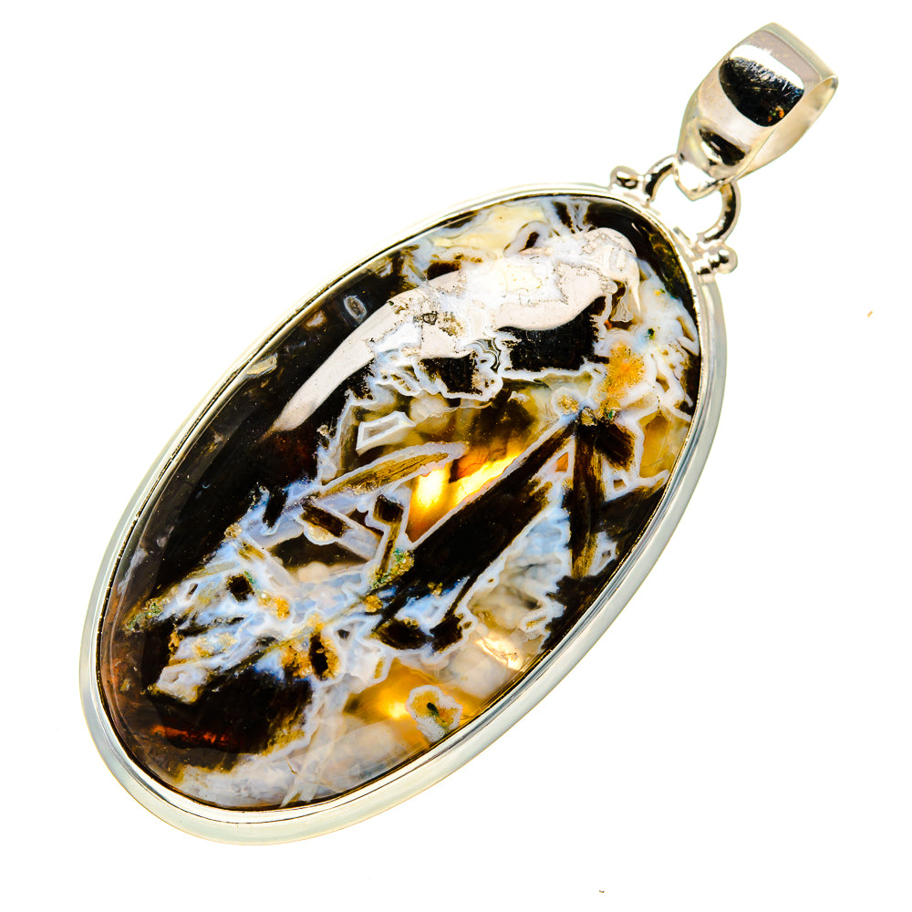 Turkish Tube Agate Pendants handcrafted by Ana Silver Co - PD744747