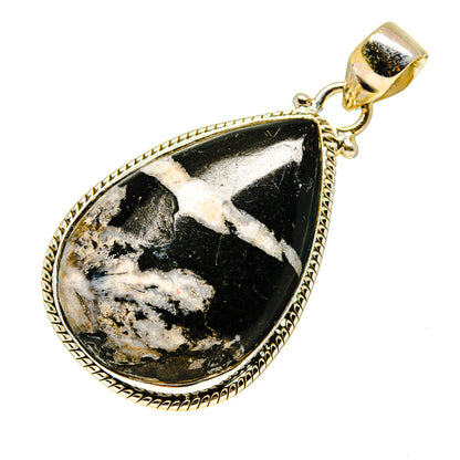 Chrysanthemum Stone Pendants handcrafted by Ana Silver Co - PD744794