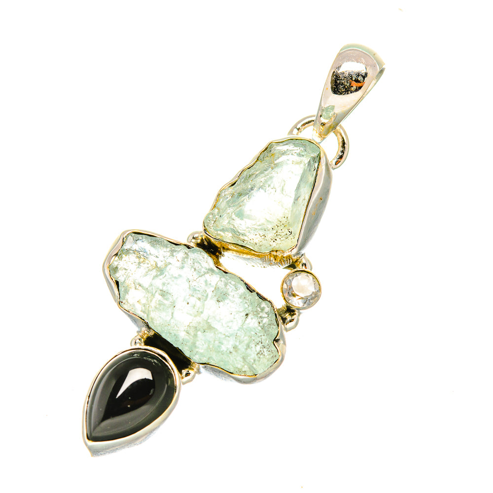 Aquamarine Pendants handcrafted by Ana Silver Co - PD7451