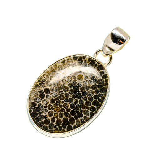 Stingray Coral Pendants handcrafted by Ana Silver Co - PD745110