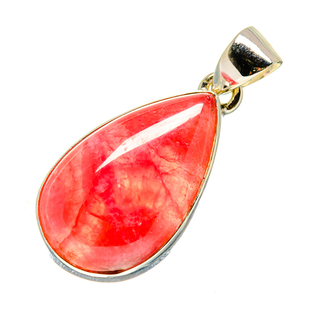 Pink Agate Pendants handcrafted by Ana Silver Co - PD745125