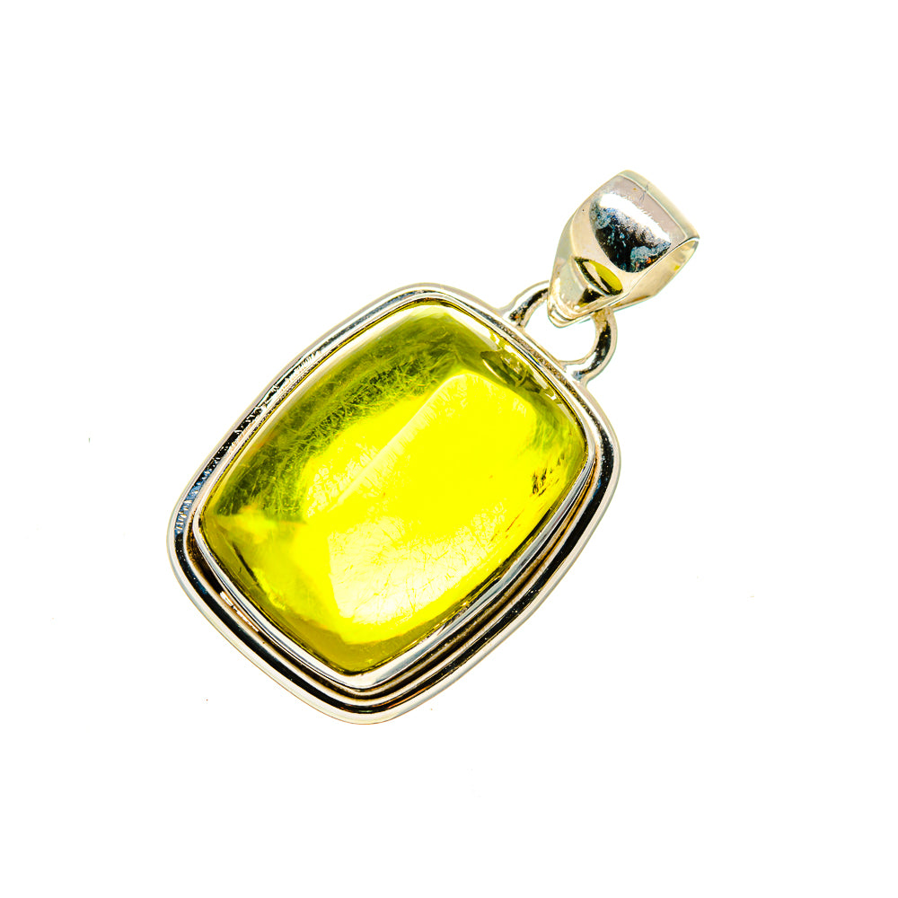 Olive Quartz Pendants handcrafted by Ana Silver Co - PD745131