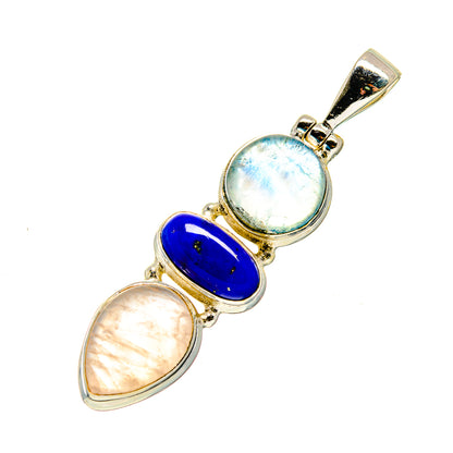 Rose Quartz Pendants handcrafted by Ana Silver Co - PD745135