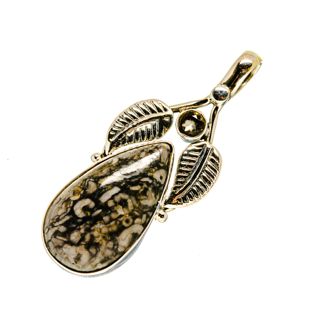 Crinoid Fossil Pendants handcrafted by Ana Silver Co - PD745146