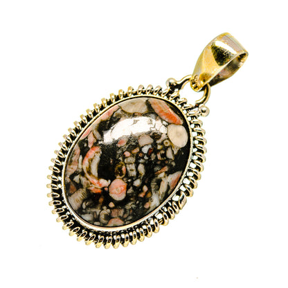 Crinoid Fossil Pendants handcrafted by Ana Silver Co - PD745238
