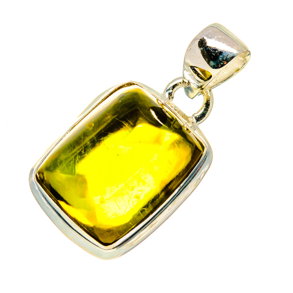 Olive Quartz Pendants handcrafted by Ana Silver Co - PD745255