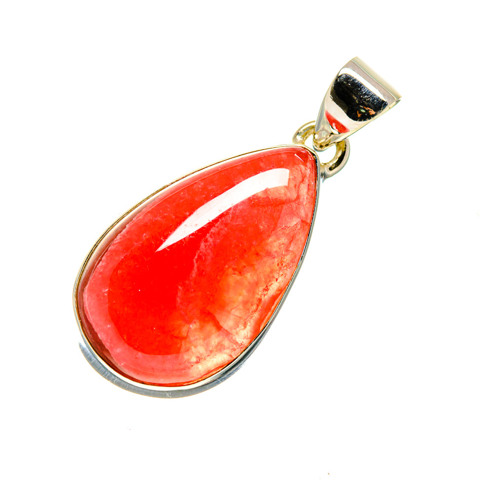 Pink Agate Pendants handcrafted by Ana Silver Co - PD745264