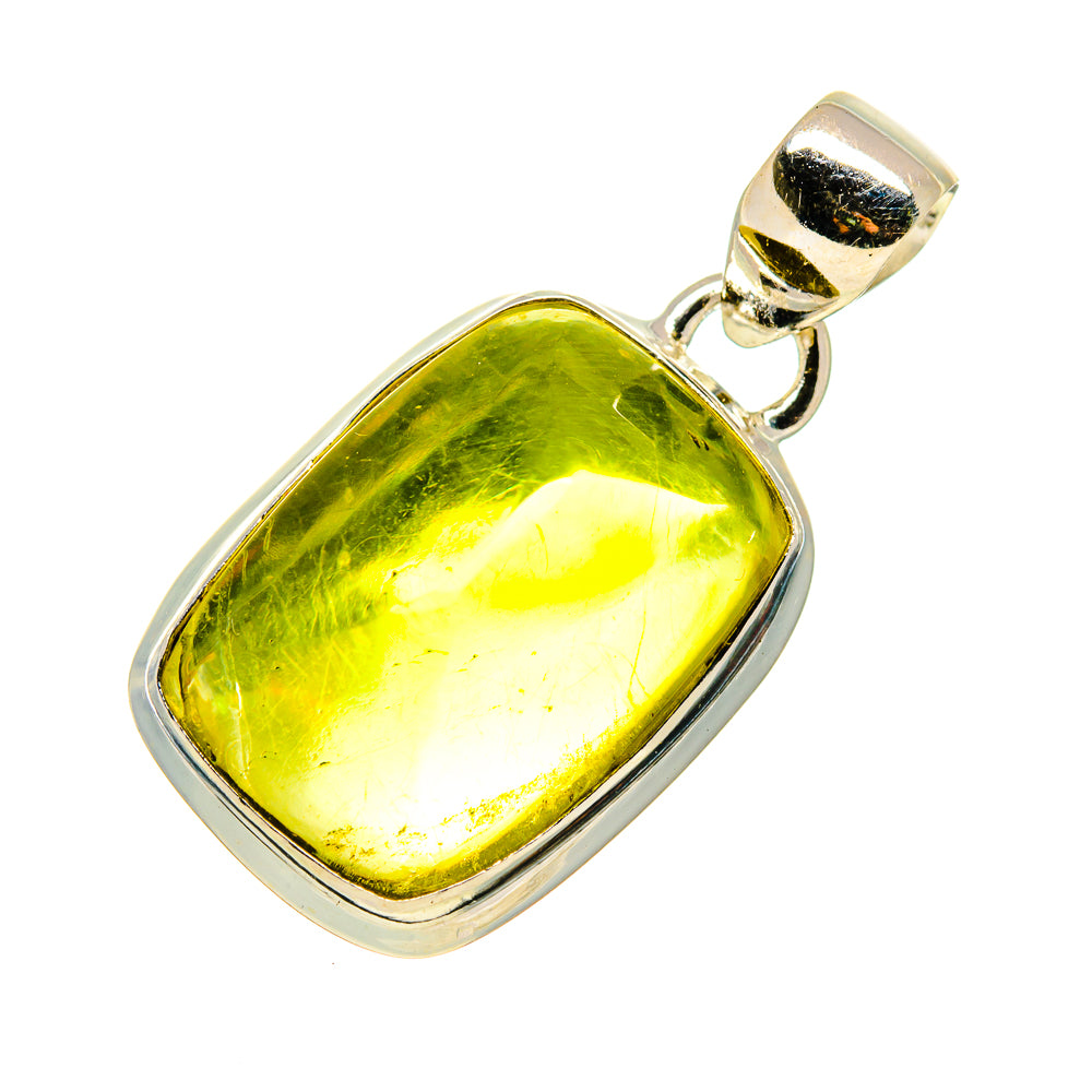 Olive Quartz Pendants handcrafted by Ana Silver Co - PD745287