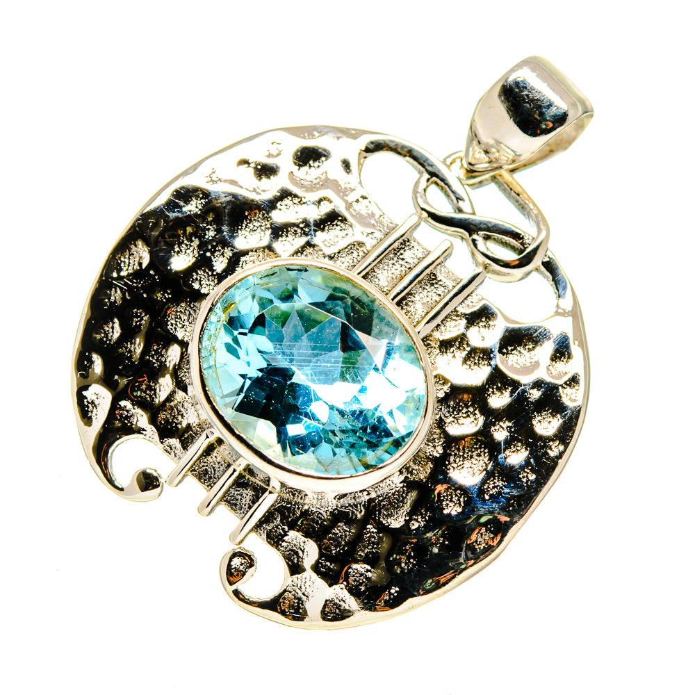 Blue Topaz Pendants handcrafted by Ana Silver Co - PD745303
