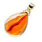 Orange Botswana Agate Pendants handcrafted by Ana Silver Co - PD745308