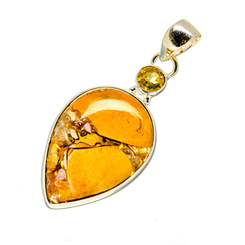 Brecciated Mookaite Pendants handcrafted by Ana Silver Co - PD745332