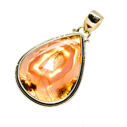 Botswana Agate Pendants handcrafted by Ana Silver Co - PD745477