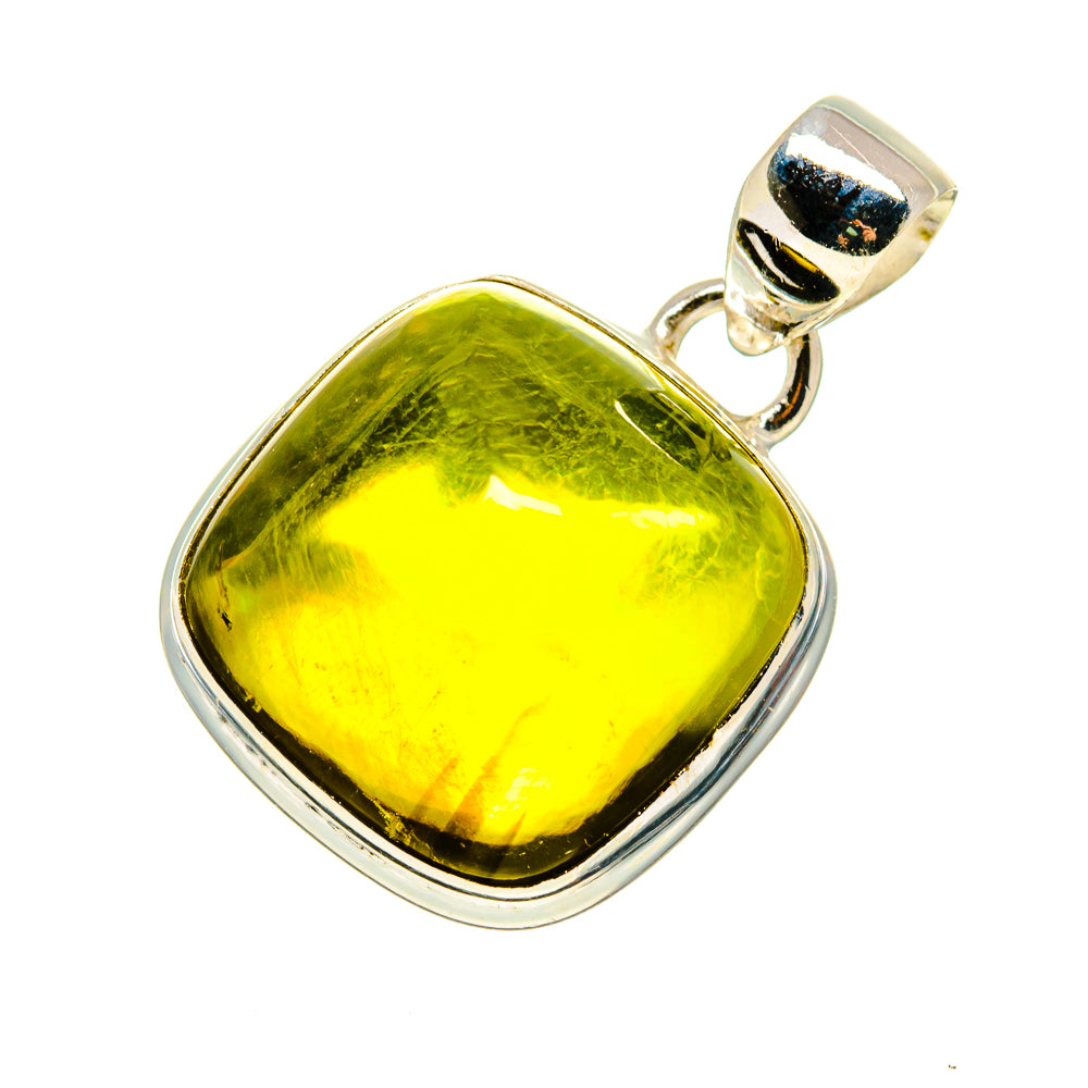 Olive Quartz Pendants handcrafted by Ana Silver Co - PD745549