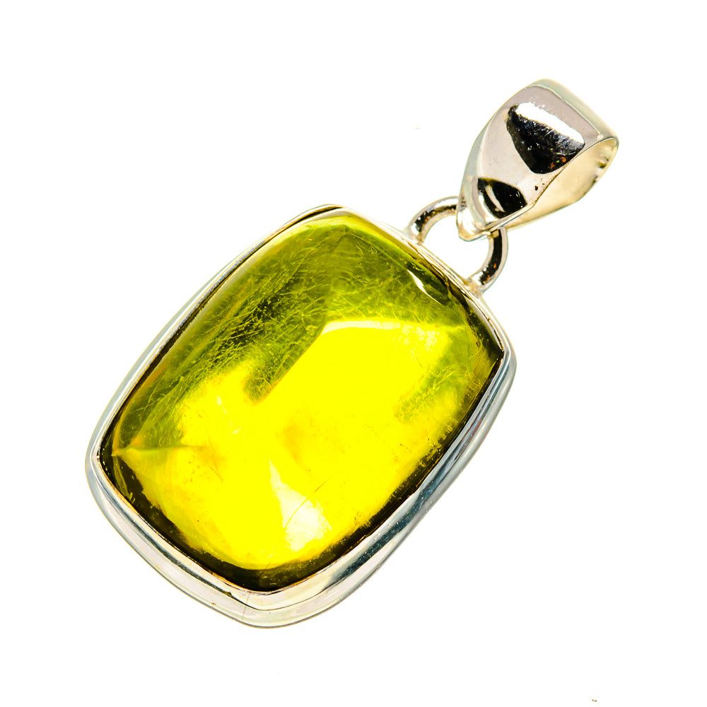 Olive Quartz Pendants handcrafted by Ana Silver Co - PD745554