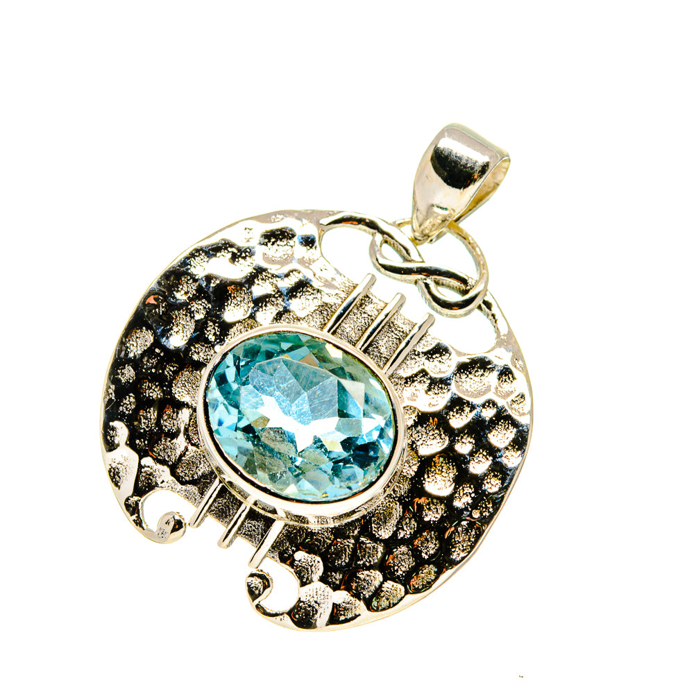Blue Topaz Pendants handcrafted by Ana Silver Co - PD745567