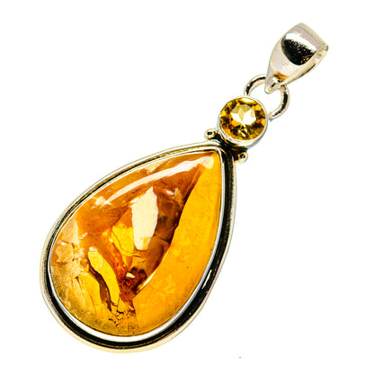 Brecciated Mookaite Pendants handcrafted by Ana Silver Co - PD745606
