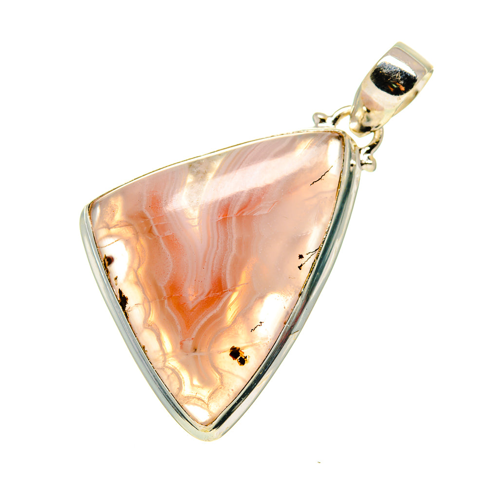 Laguna Lace Agate Pendants handcrafted by Ana Silver Co - PD745618