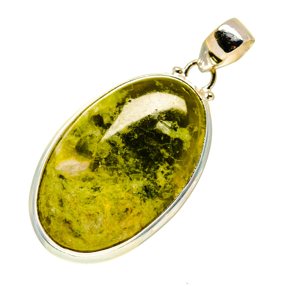 African Green Opal Pendants handcrafted by Ana Silver Co - PD745624