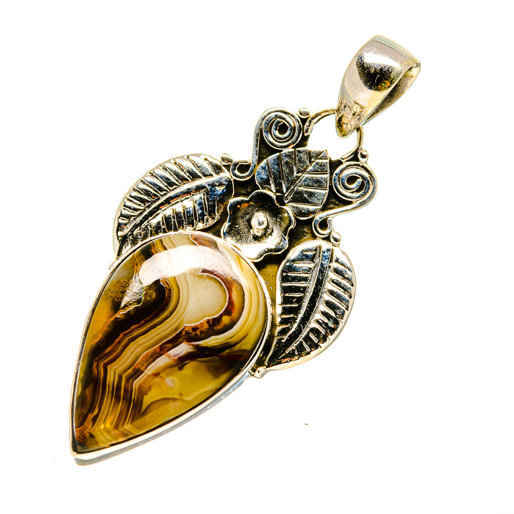 Botswana Agate Pendants handcrafted by Ana Silver Co - PD745646