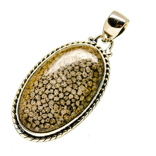 Stingray Coral Pendants handcrafted by Ana Silver Co - PD745650